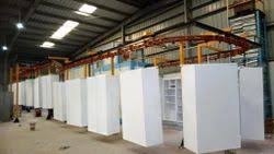 coloured coated panels